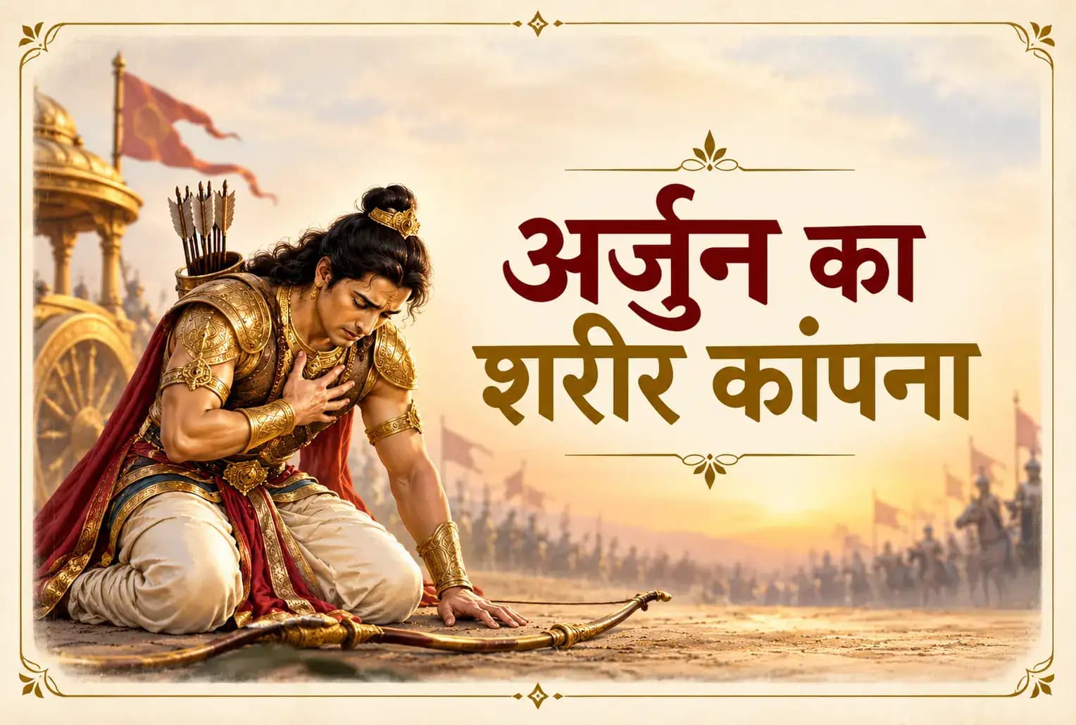 श्रीमद्भगवद्गीता, अध्याय 1, श्लोक 29 : अर्जुन के अंग शिथिल और शरीर कांपने क्यों लगा?
