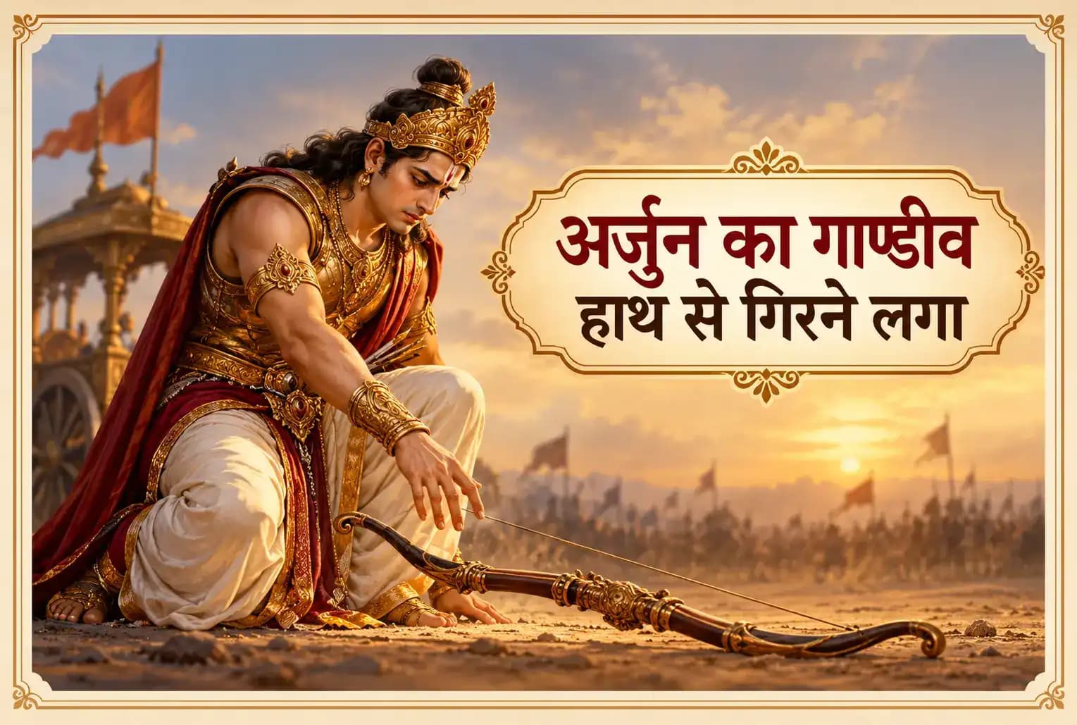 श्रीमद्भगवद्गीता, अध्याय 1, श्लोक 30 : अर्जुन का गाण्डीव हाथ से क्यों छूटने लगा?