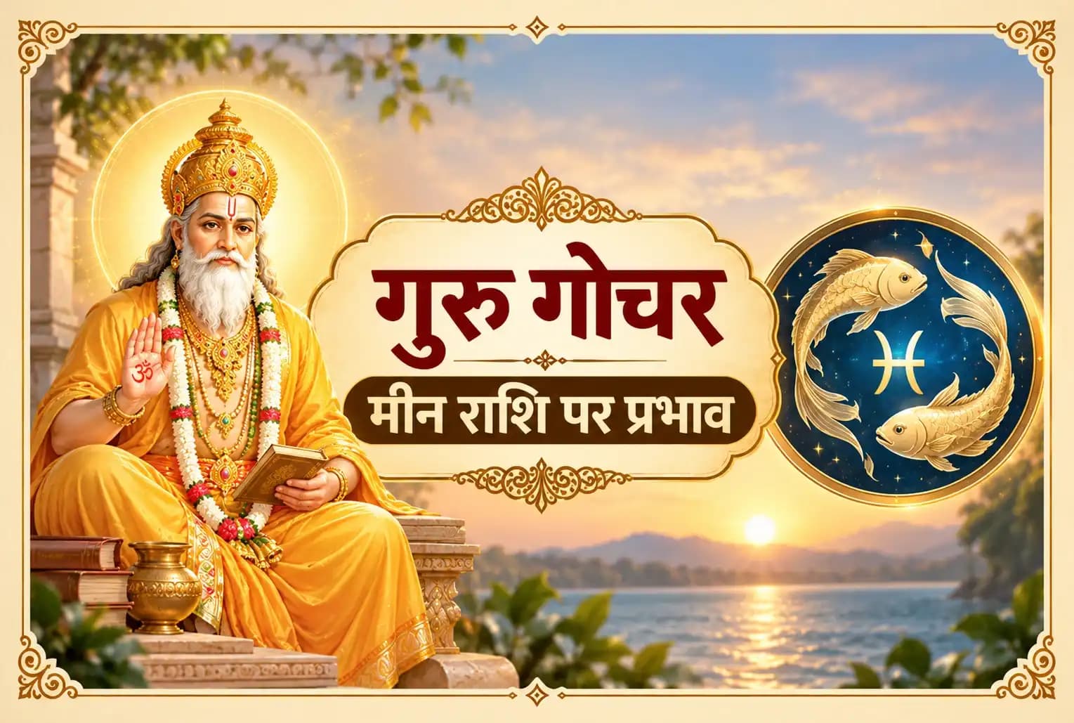 31 अक्टूबर को सिंह राशि में गुरु का गोचर : मीन राशि के जातकों पर क्या होगा इसका प्रभाव?