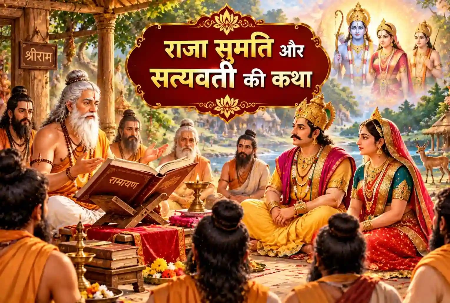 राजा सुमति और सत्यवती की कथा : 9 दिन रामायण सुनने से कैसे मिला पापों से मुक्ति का फल?