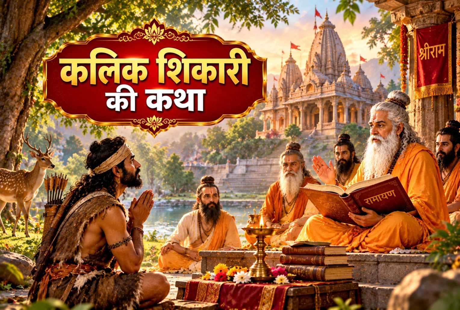 कलिक शिकारी की कथा : रामायण सुनने मात्र से कैसे हुआ महापापी का उद्धार?