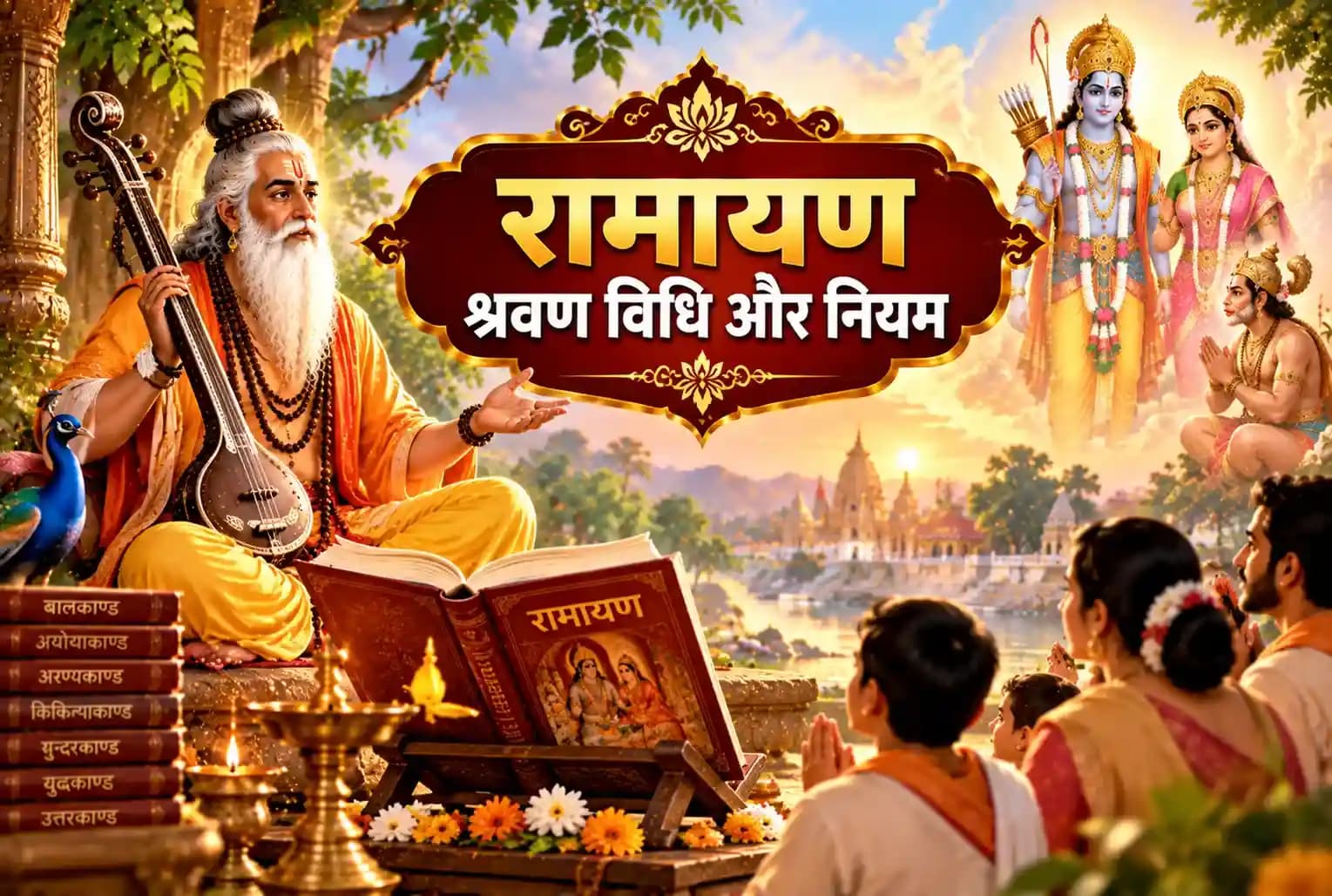 नारद जी ने बताया रामायण का श्रवण कैसे करें? जानिए कथा सुनने के नीति-नियम और मिलने वाले फल