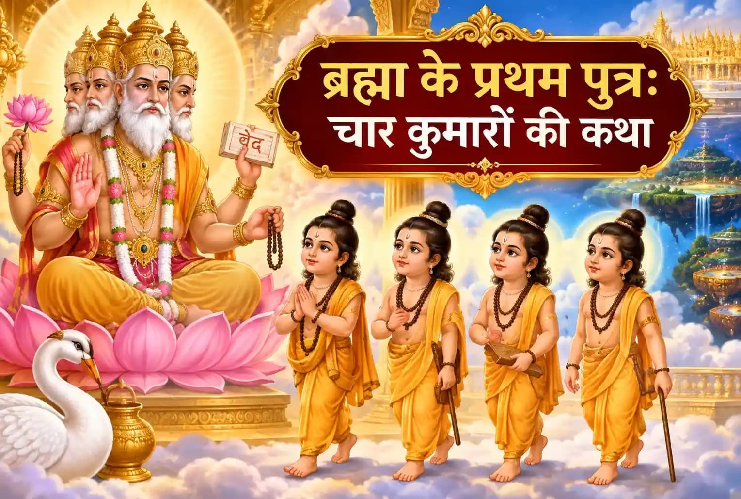 ब्रह्मा का प्रथम पुत्र कौन था? ब्रह्मा को उन पर क्रोध क्यों आया ? उन्होंने किस कार्य को धारण किया ? 