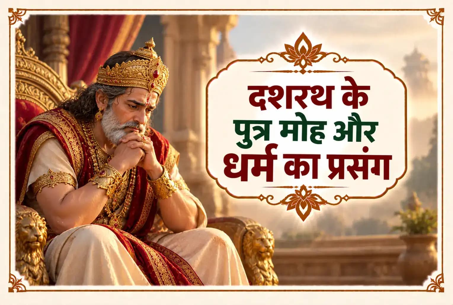 वाल्मीकि रामायण, बालकाण्ड, सर्ग 21 : विश्वामित्र के क्रोध से क्यों घबराए दशरथ? वसिष्ठ ने समझाया धर्म का मार्ग