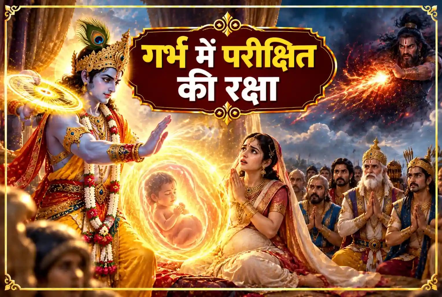 11 - गर्भ में परीक्षित की रक्षा, कुन्ती की स्तुति और युधिष्ठिर का शोक
