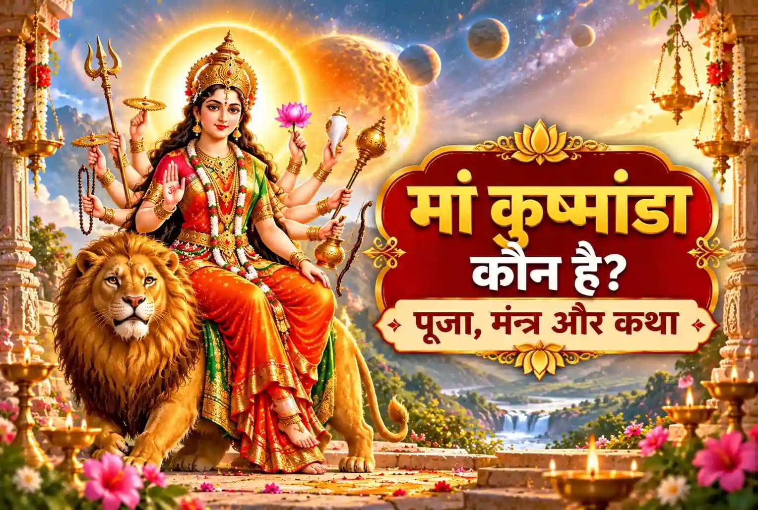 शारदीय नवरात्रि 2026 : मां कुष्मांडा की पूजा का क्या महत्व है? जानें मंत्र और पूजा विधि