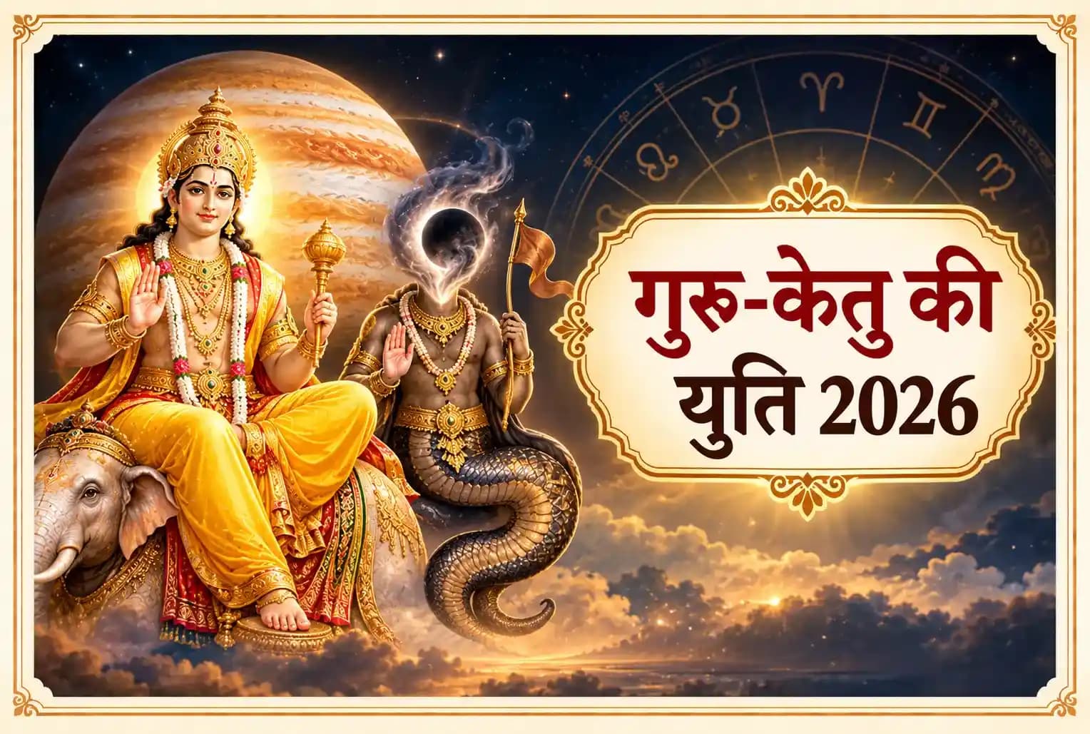 गुरु-केतु युति 2026: सिंह राशि में साथ आएंगे गुरु और केतु, 12 राशियों पर क्या होगा असर?