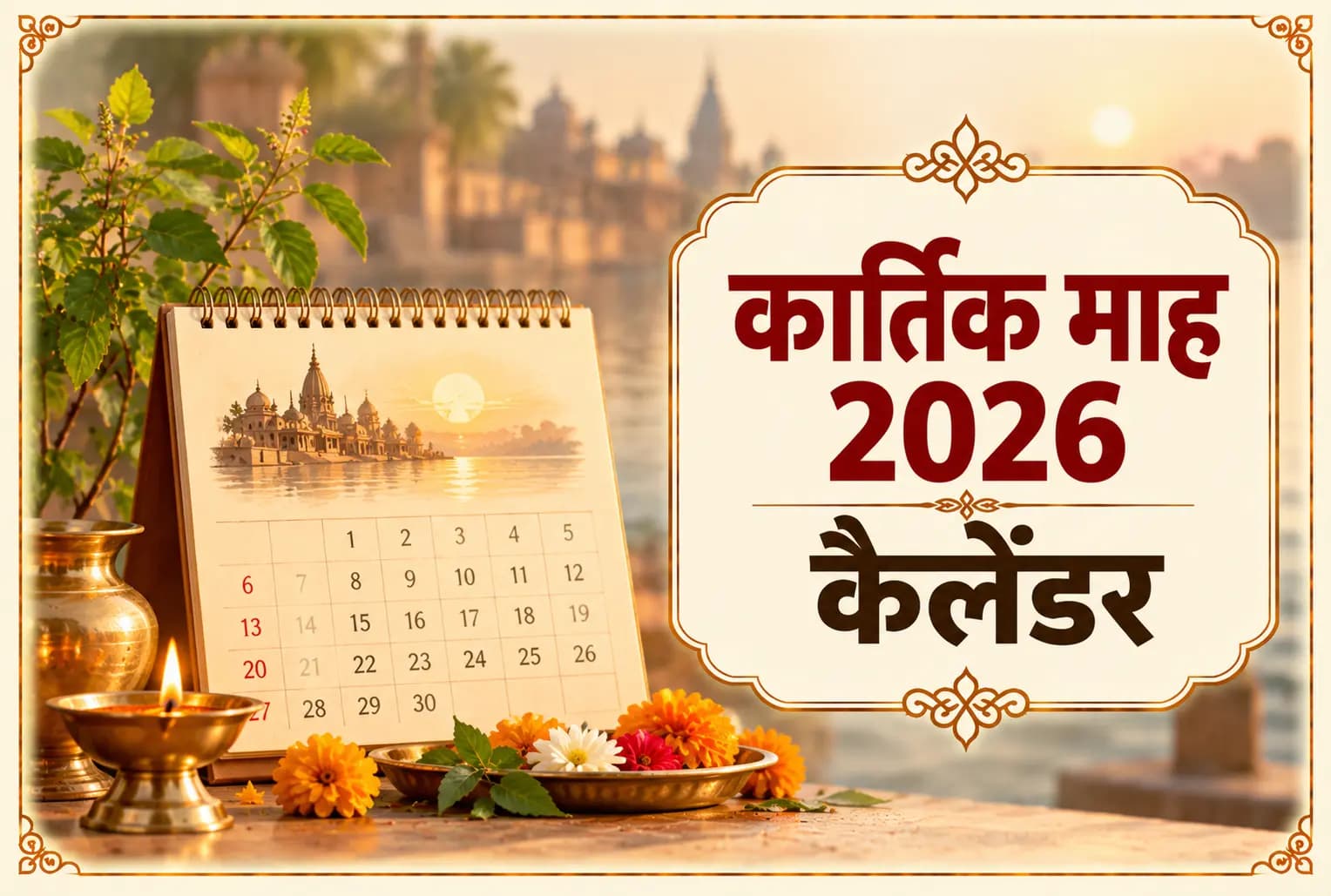 कार्तिक मास 2026 कब से शुरू होगा? महत्व और 10 बड़े त्योहारों की पूरी लिस्ट