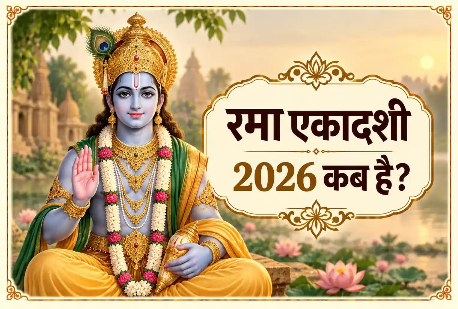 रमा एकादशी 2026 कब है? जानें सही तारीख, पूजा मुहूर्त, पारण समय और व्रत नियम