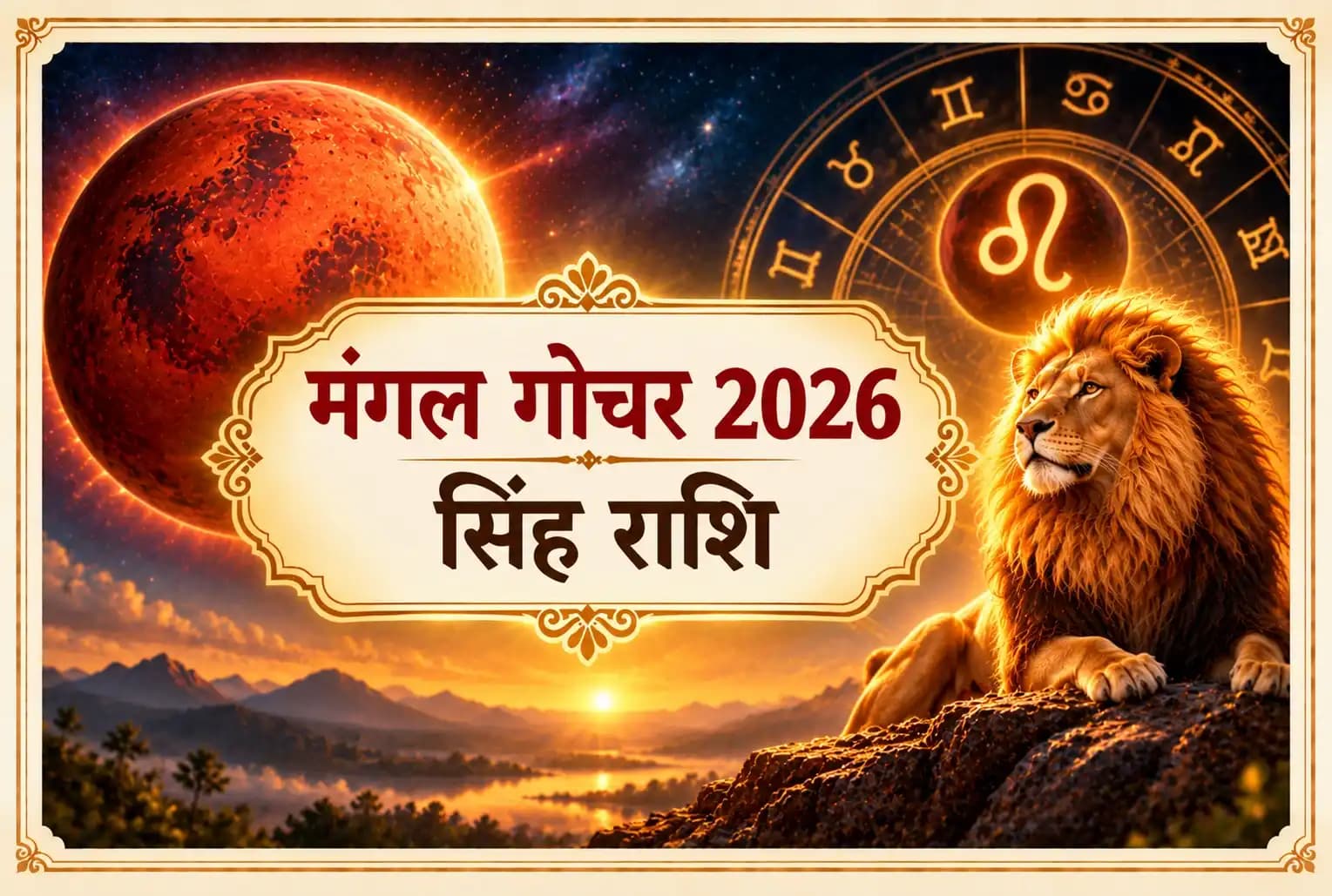 12 नवंबर को मंगल का सिंह राशि में गोचर : 12 राशियों पर क्या होगा असर?