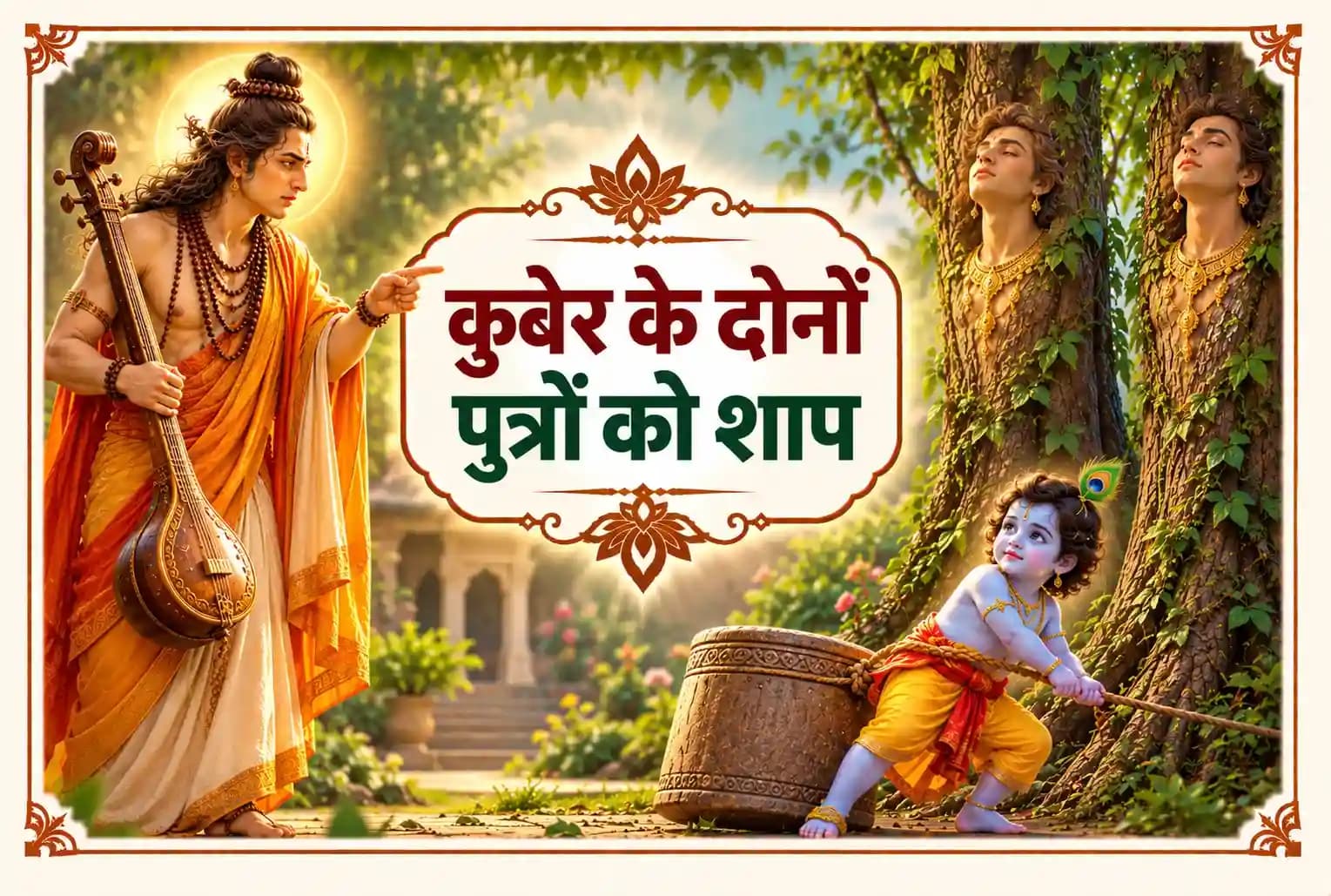 नारद जी ने क्यों दिया था कुबेर के दोनों पुत्रों को शाप! आखिर कैसे हुआ उनका उद्धार?