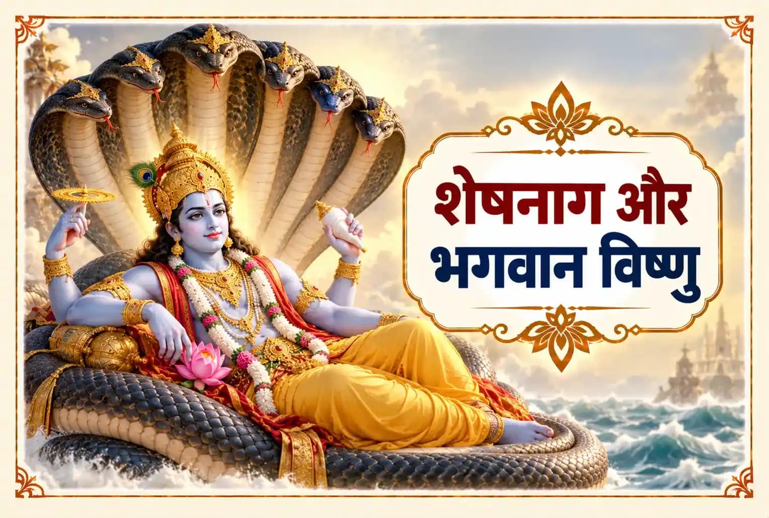 शेषनाग कैसे बने श्री विष्णु के सेवक! अपनी माता कद्रू का शेषनाग ने त्याग क्यों किया था?