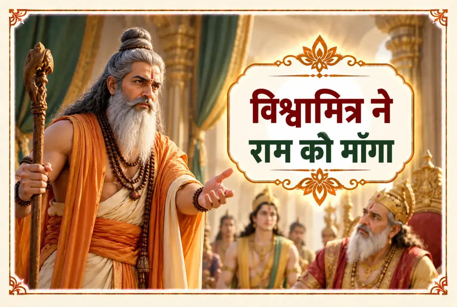 वाल्मीकि रामायण, बालकाण्ड, सर्ग 19 : विश्वामित्र के मुख से श्रीराम को साथ ले जाने की माँग सुनकर राजा दशरथ का दुःखित एवं मूर्च्छित होना