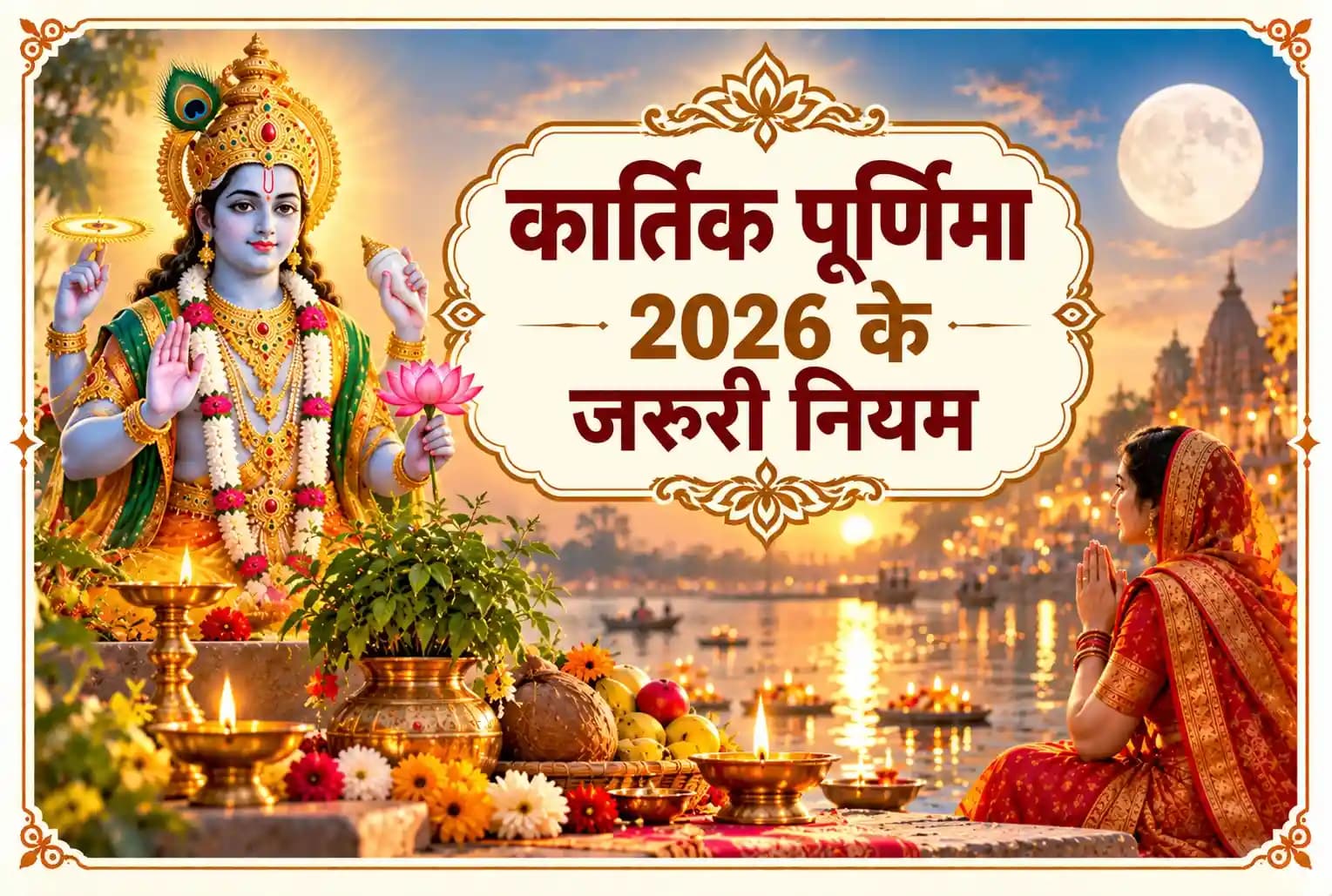 कार्तिक पूर्णिमा 2026 : इस दिन क्या करें और क्या न करें? जानें जरूरी नियम और उपाय