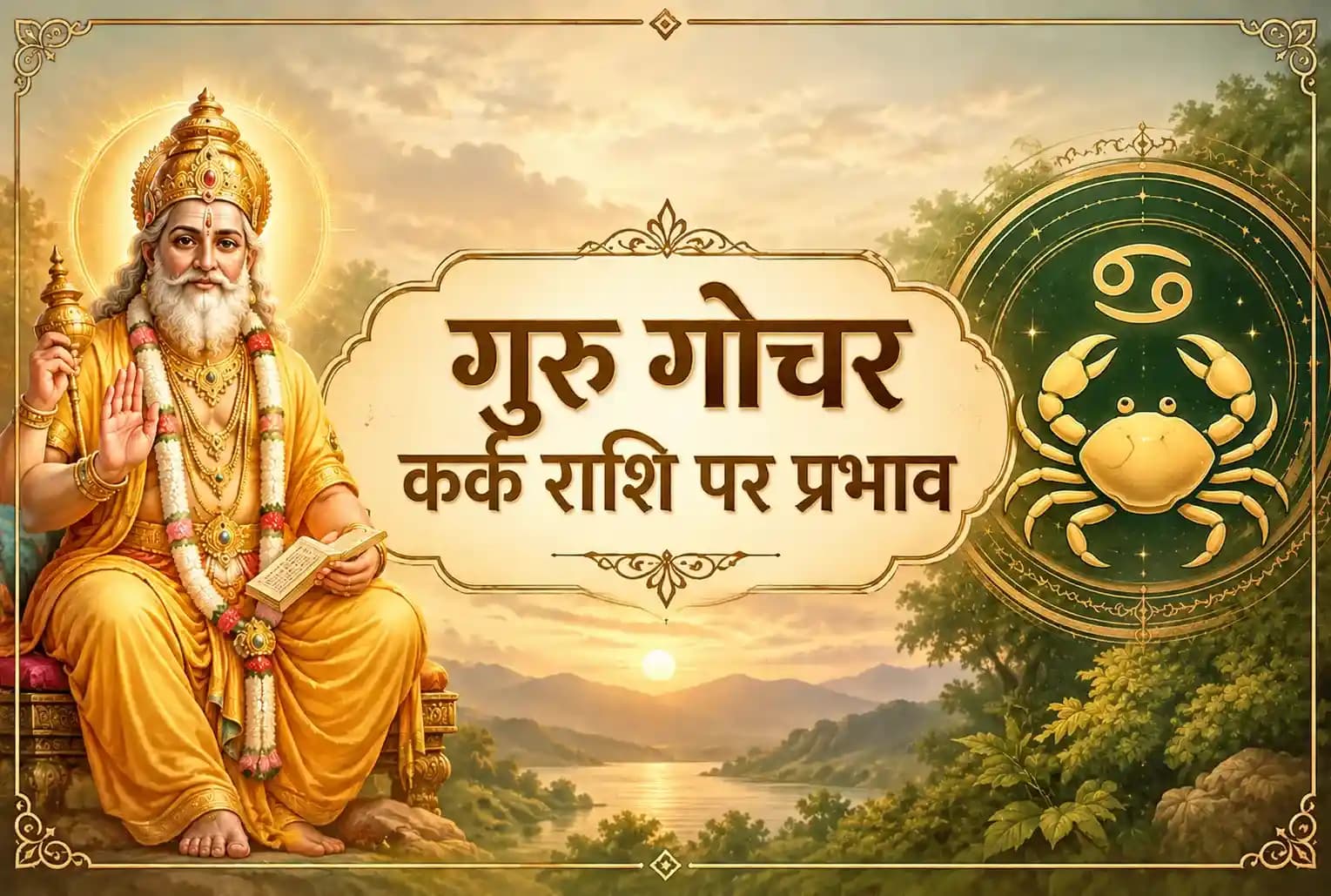 31 अक्टूबर को सिंह राशि में गुरु का गोचर : कर्क राशि के जातकों पर क्या होगा इसका प्रभाव?
