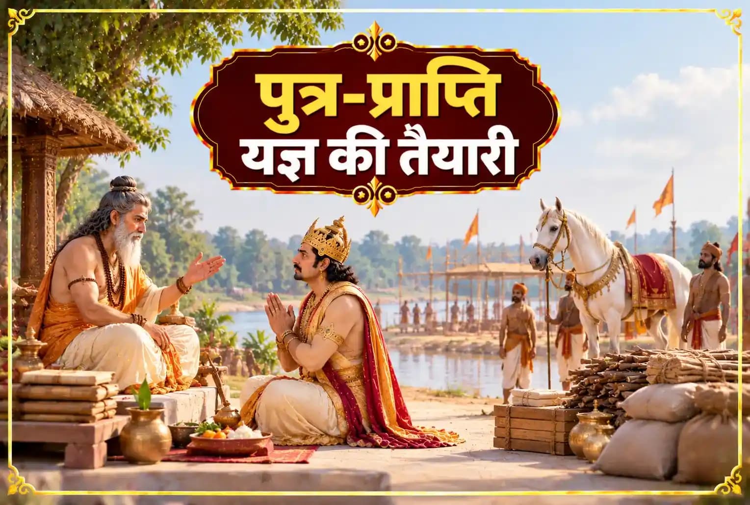 वाल्मीकि रामायण, बालकाण्ड, सर्ग 12 : ऋषियों का दशरथ को और दशरथ का मन्त्रियों को यज्ञ की आवश्यक तैयारी करने के लिये आदेश देना