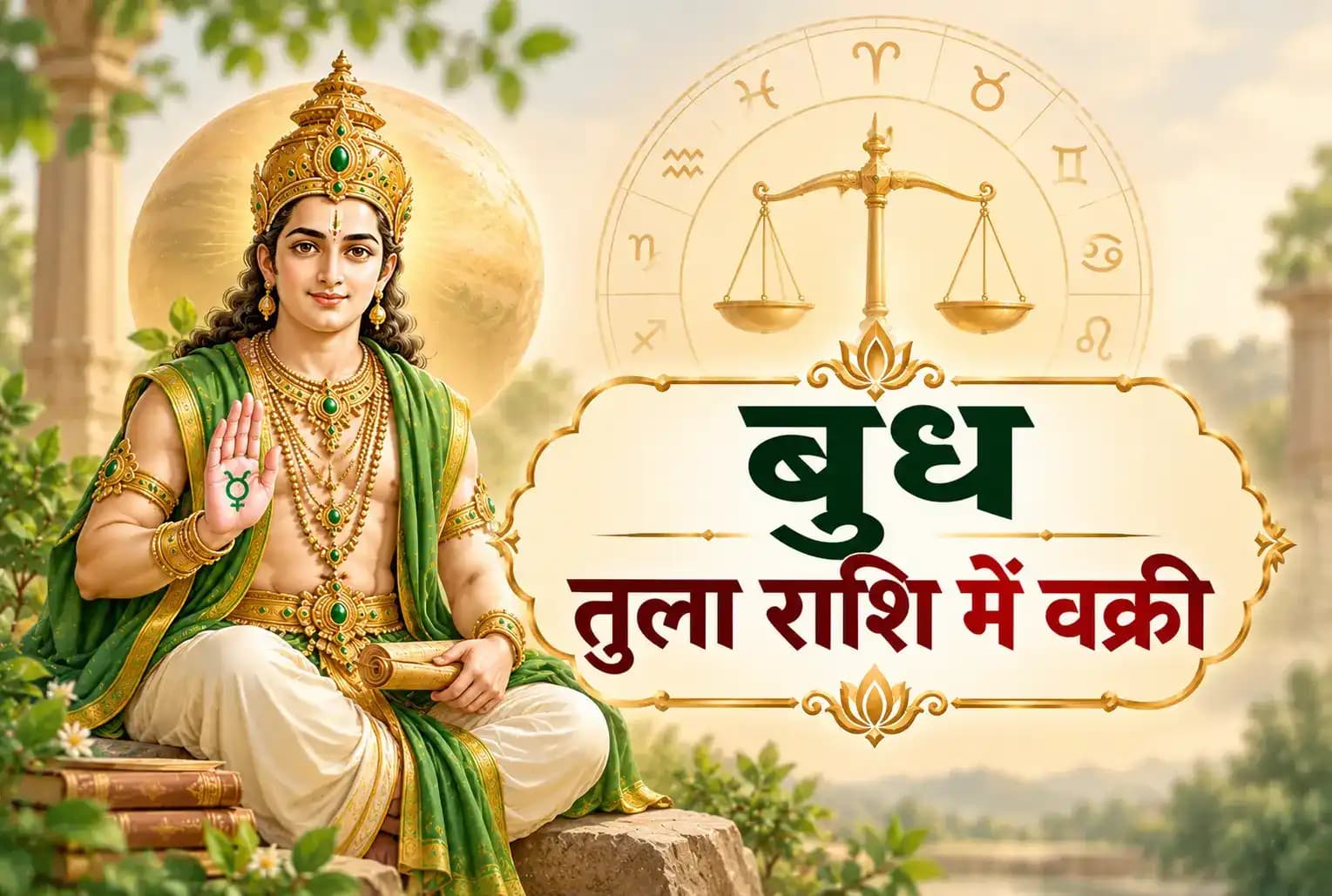 बुध तुला राशि में होंगे वक्री : 12 राशियों के जीवन में आएंगे बड़े बदलाव