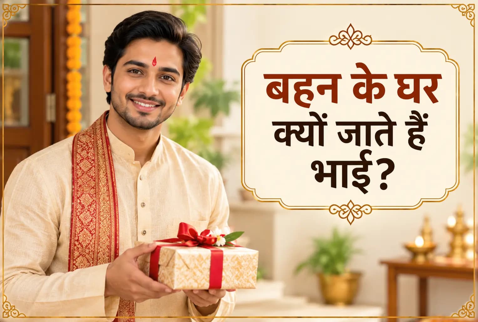 भाई दूज 2026 : भाई बहन के घर क्यों जाता है? जानें भोजन, तिलक और उपहार की परंपरा