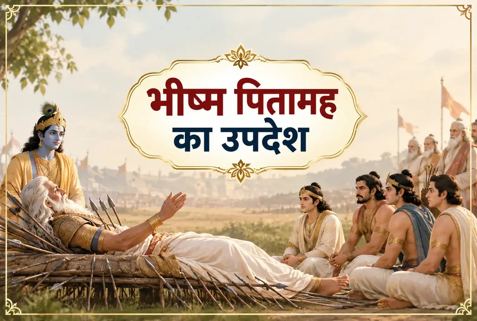 भागवत पुराण, प्रथम स्कंध (12) - भीष्म पितामह का उपदेश और श्रीकृष्ण स्मरण में प्राण त्याग
