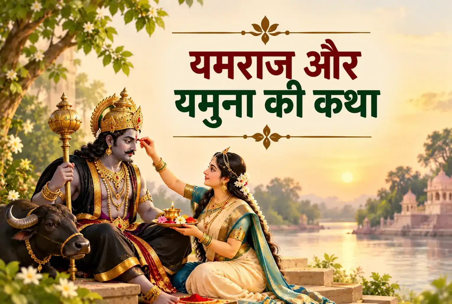 भाई दूज पर तिलक लगाने की परंपरा क्यों शुरू हुई? जानें यमराज-यमुना की पूरी कथा