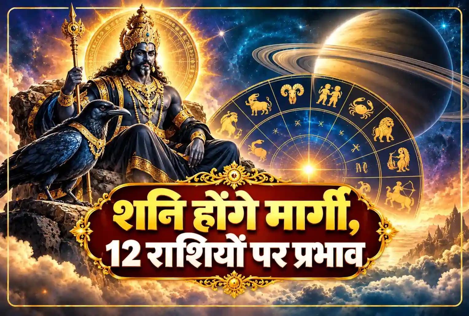 शनि 11 दिसंबर को होंगे मार्गी : जानें सभी 12 राशियों पर प्रभाव
