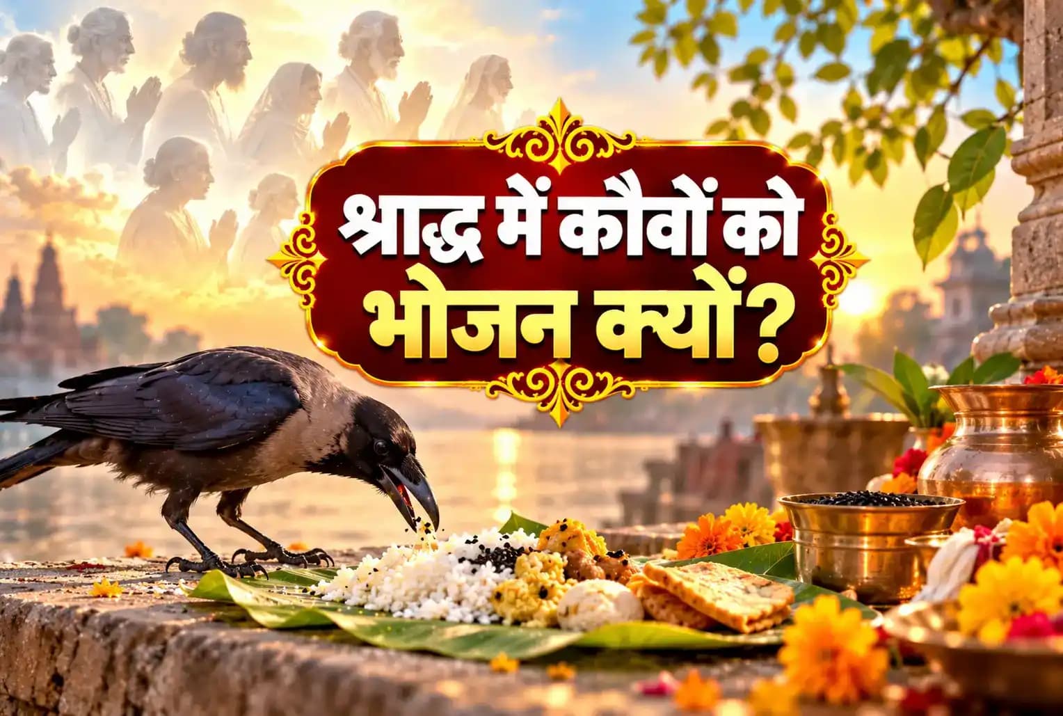 कौवे और पितरों का क्या संबंध है? जानें श्राद्ध में भोजन कराने का कारण