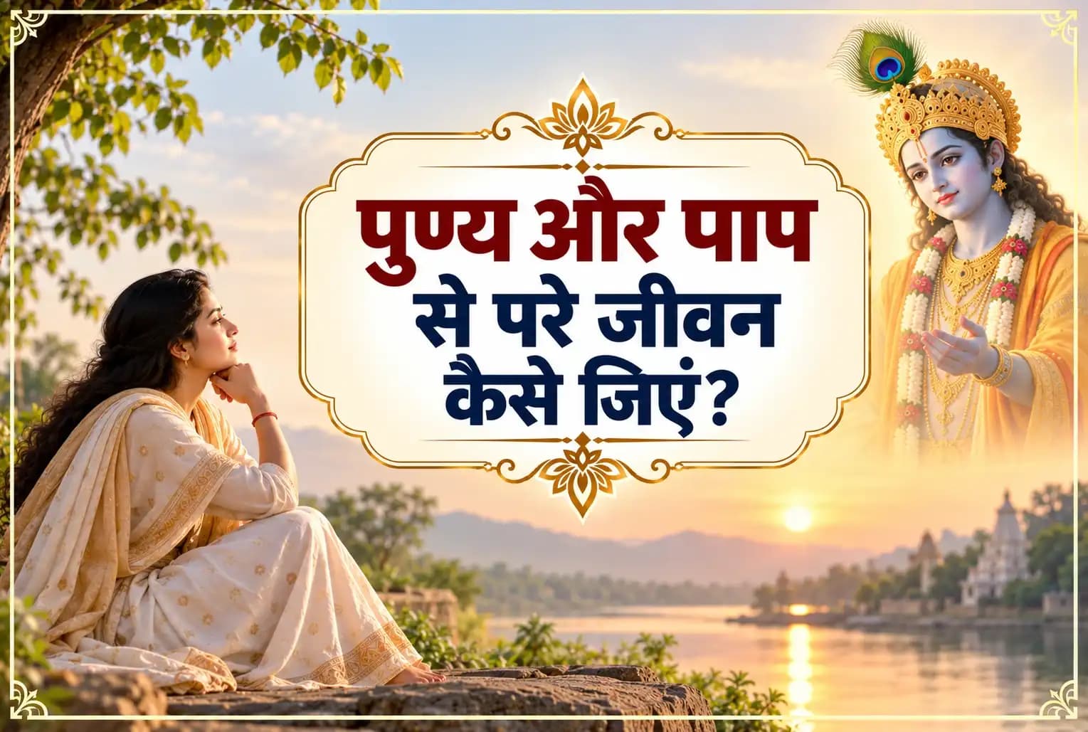 पुण्य और पाप से परे जीवन कैसे जिएं? जानिए निष्काम कर्म और समभाव का संदेश