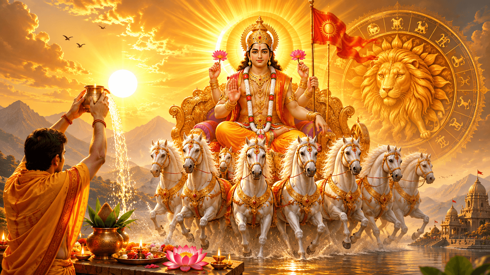 सिंह संक्रांति 2026 : सूर्य पूजा से दूर होंगे संकट, जानें उपाय