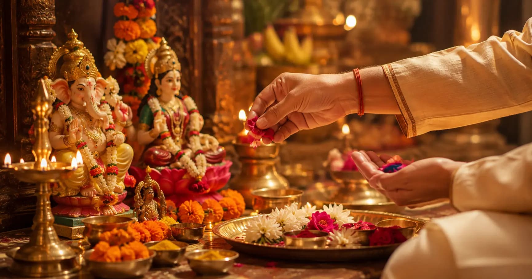 भगवान को दाहिने हाथ से ही क्यों चढ़ाते हैं पूजा सामग्री? जानिए रहस्य