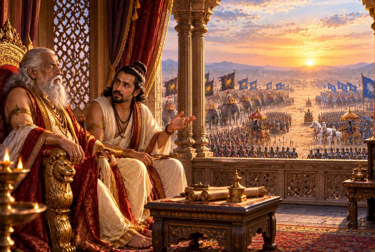 श्रीमद्भगवद्गीता ,अध्याय 1, श्लोक 1 : धृतराष्ट्र ने संजय से क्या सवाल पूछा?
