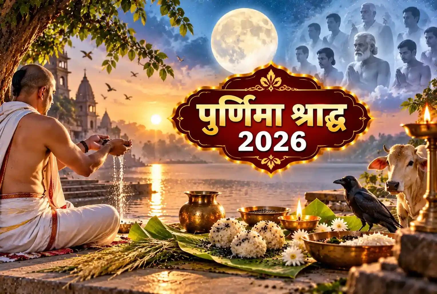 भाद्रपद पूर्णिमा श्राद्ध 2026 : जानें तिथि, पूजा विधि और जरूरी नियम