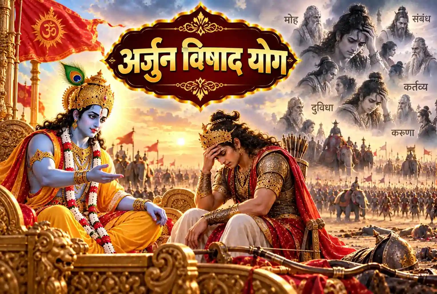 अर्जुन विषाद योग का असली अर्थ क्या है? विषाद से योग तक की यात्रा