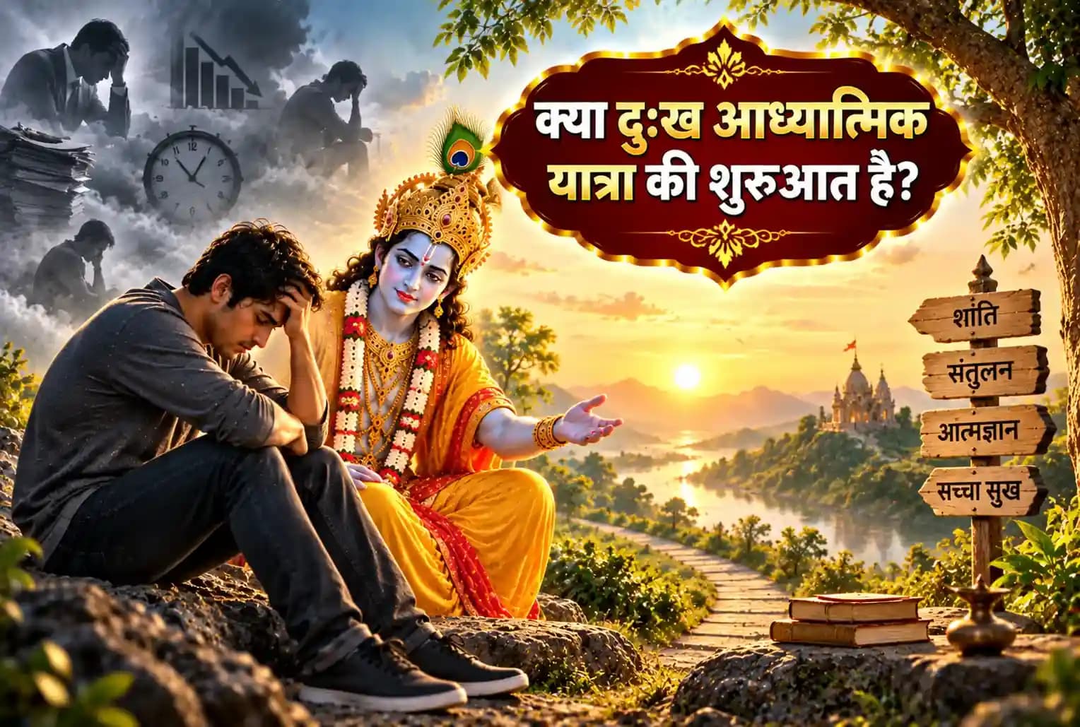 क्या दुःख आध्यात्मिक यात्रा की शुरुआत है?