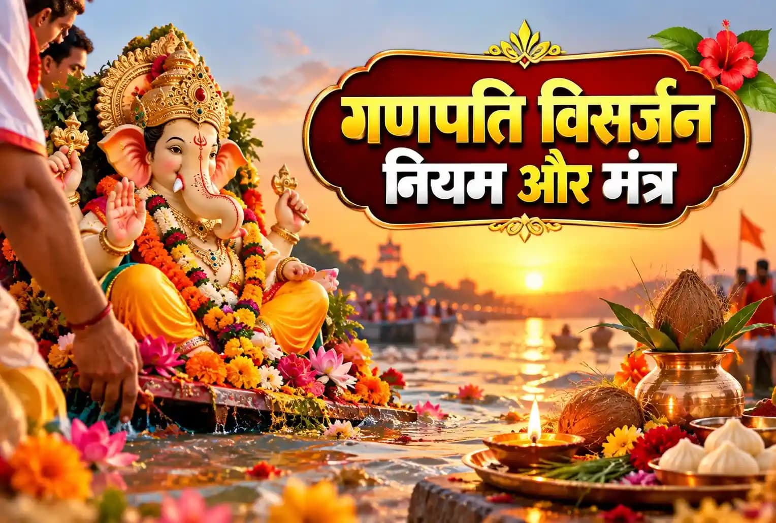 गणपति विसर्जन 2026 : अंतिम पूजा, मंत्र और पूजा सामग्री से जुड़े जरूरी नियम