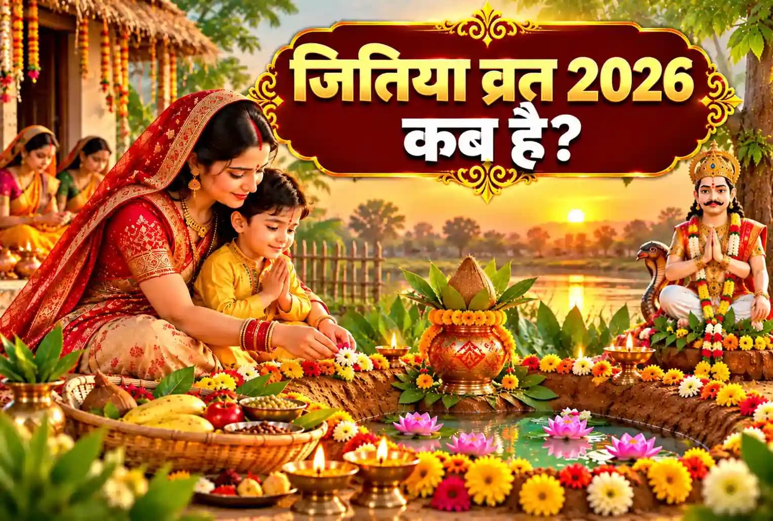 जितिया व्रत 2026 कब है? जानें नहाय-खाय, निर्जला व्रत और पारण की तारीख