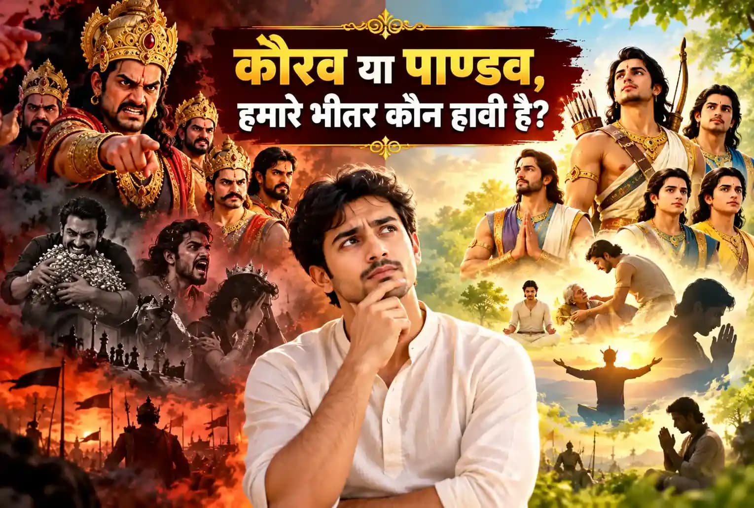 अपने भीतर के कौरव और पाण्डव को कैसे पहचानें? महाभारत से समझें जीवन का संघर्ष