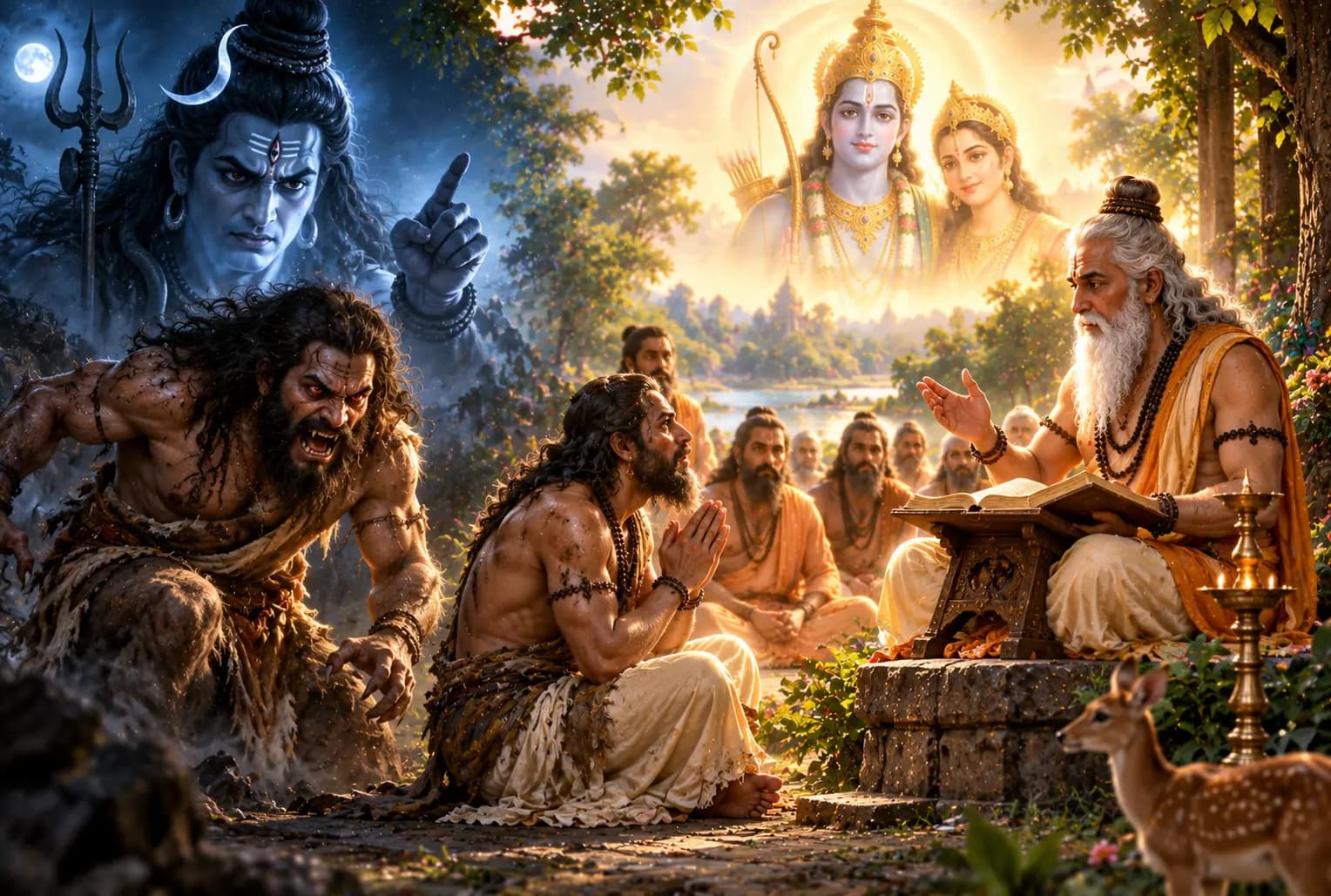 महादेव के श्राप से राक्षस बने सौदास : नौ दिन की रामकथा से हुआ उद्धार