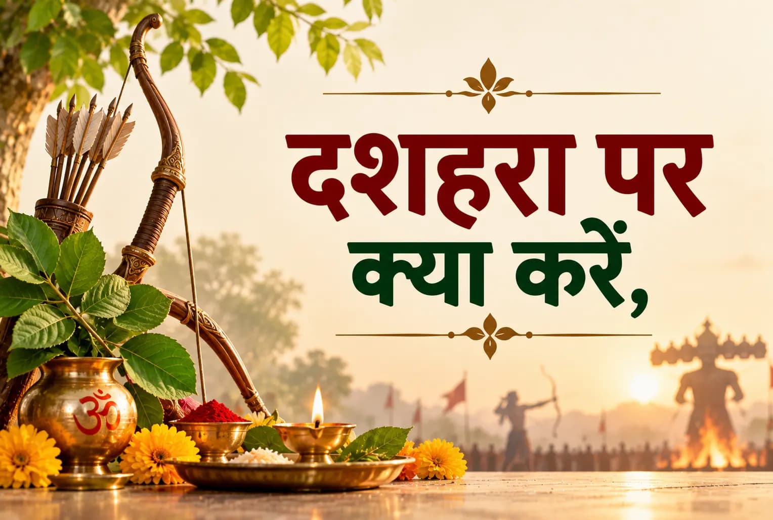 दशहरा 2026 पर जरूर करें ये शुभ काम : जानें धार्मिक महत्व