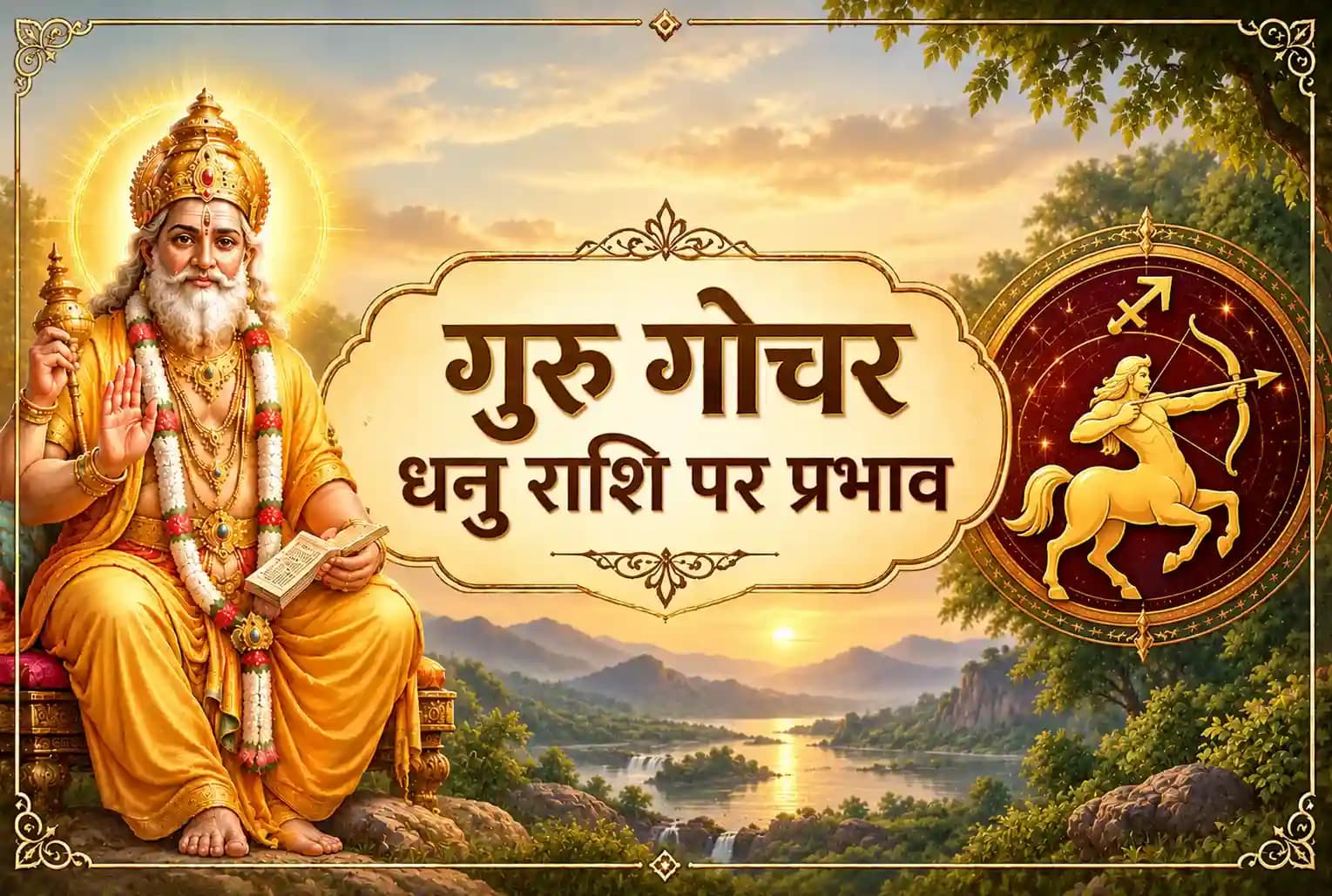 31 अक्टूबर को सिंह राशि में गुरु का गोचर : धनु राशि के जातकों पर क्या होगा इसका प्रभाव?