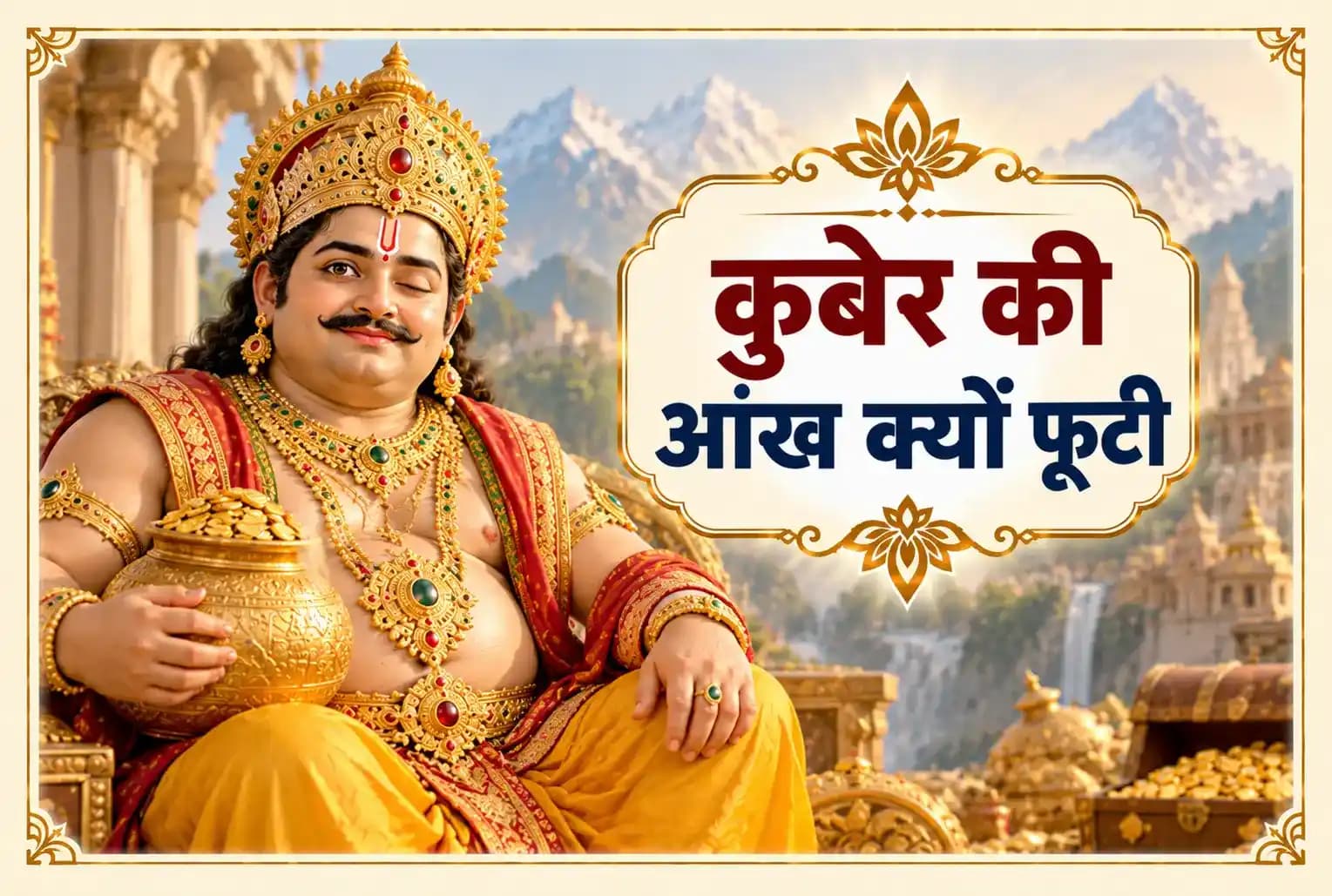 कुबेर की बायीं आंख कैसे फूट गई? शिव के मित्र कैसे बने और कैसे मिली अलकापुरी